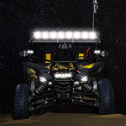 KC HiLiTES Yamaha YXZ1000R 39in. Pro6 Gravity LED 6-Light 120w Combo Beam Overhead Light Bar System