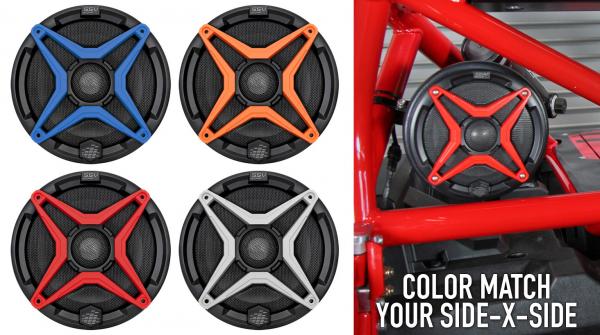 Interchangeable Color Grilles for SSV Works 8" Speaker (1 Pair)