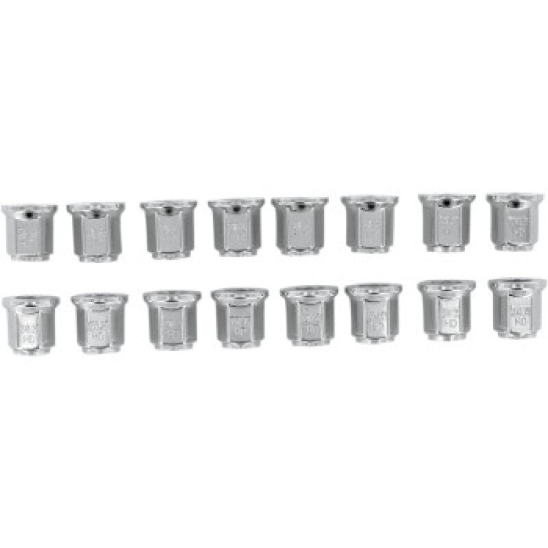 ITP Lug Nuts (Box of 16) - 12mm Flat - Chrome