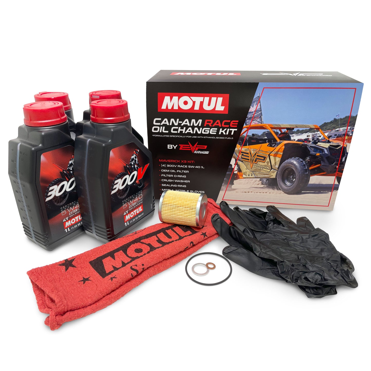 EVP Motulª’ Oil Change Kits for Can Am Maverick X3