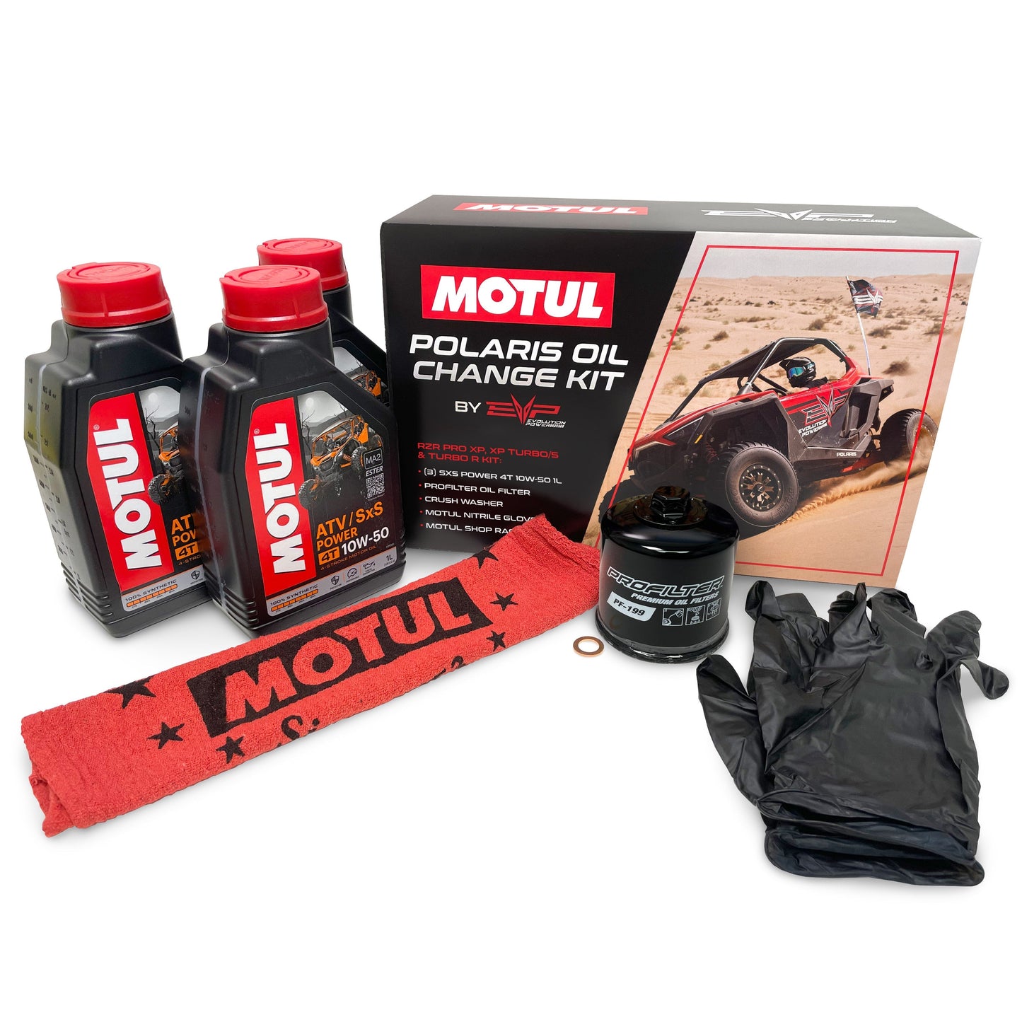 EVP Motulª’ Oil Change Kits, Polaris Pro XP & XP Turbo/S