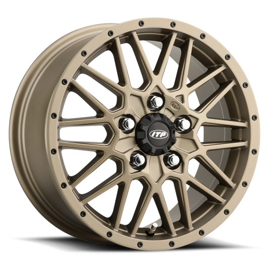 ITP Hurricane 15x7 / 4x156 BP / 4+3 Offset Bronze Wheel