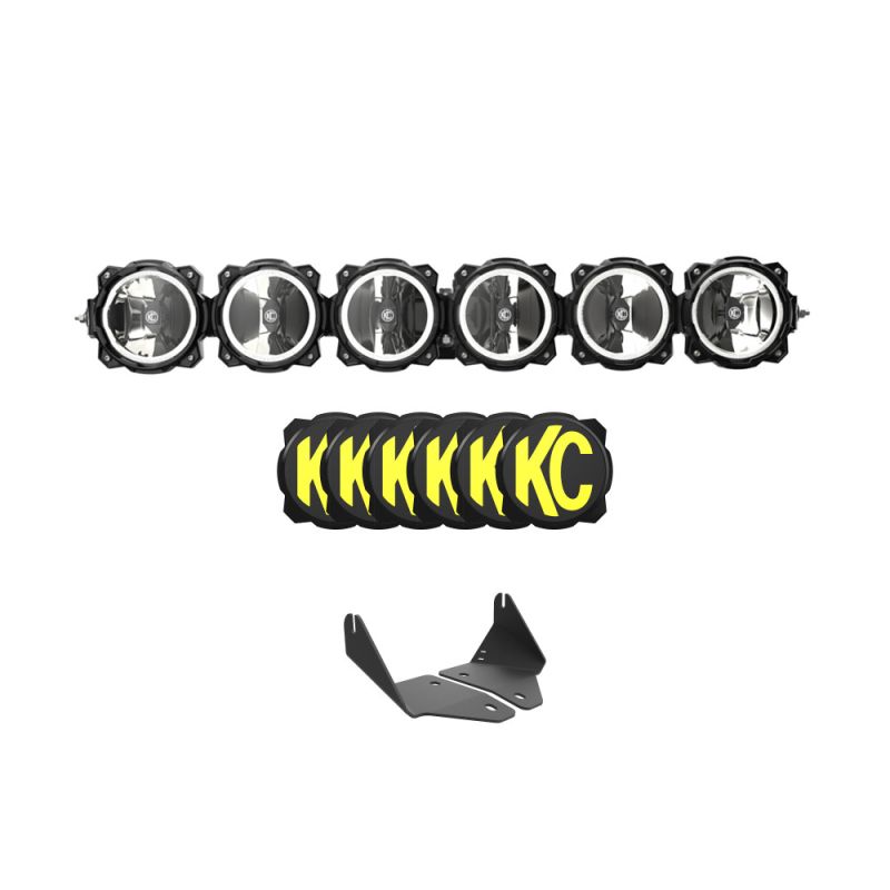 KC HiLiTES 2022+ Polaris RZR Pro XP 39in. Pro6 Gravity LED 6-Light 120w Combo Beam