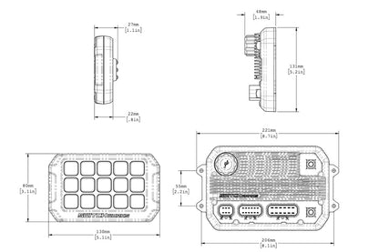 Alpha12 Digital Smart Switcher with 12-Outputs and Rollcage Mount