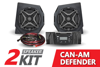 2016-2022 CanAm Defender 2-Speaker Audio Kit