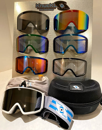 Goggles - White frame / Gray Strap