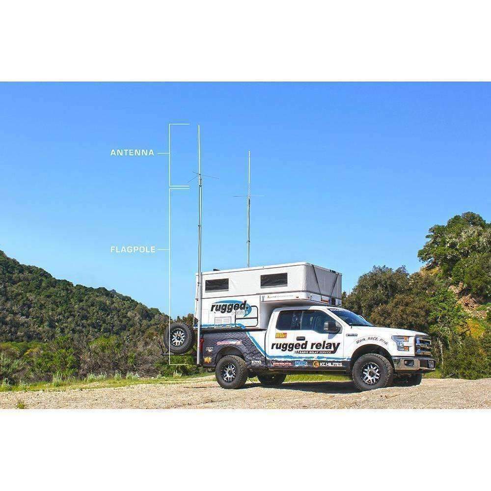 Digital Mobile Radio with Fiberglass Antenna Base Kit