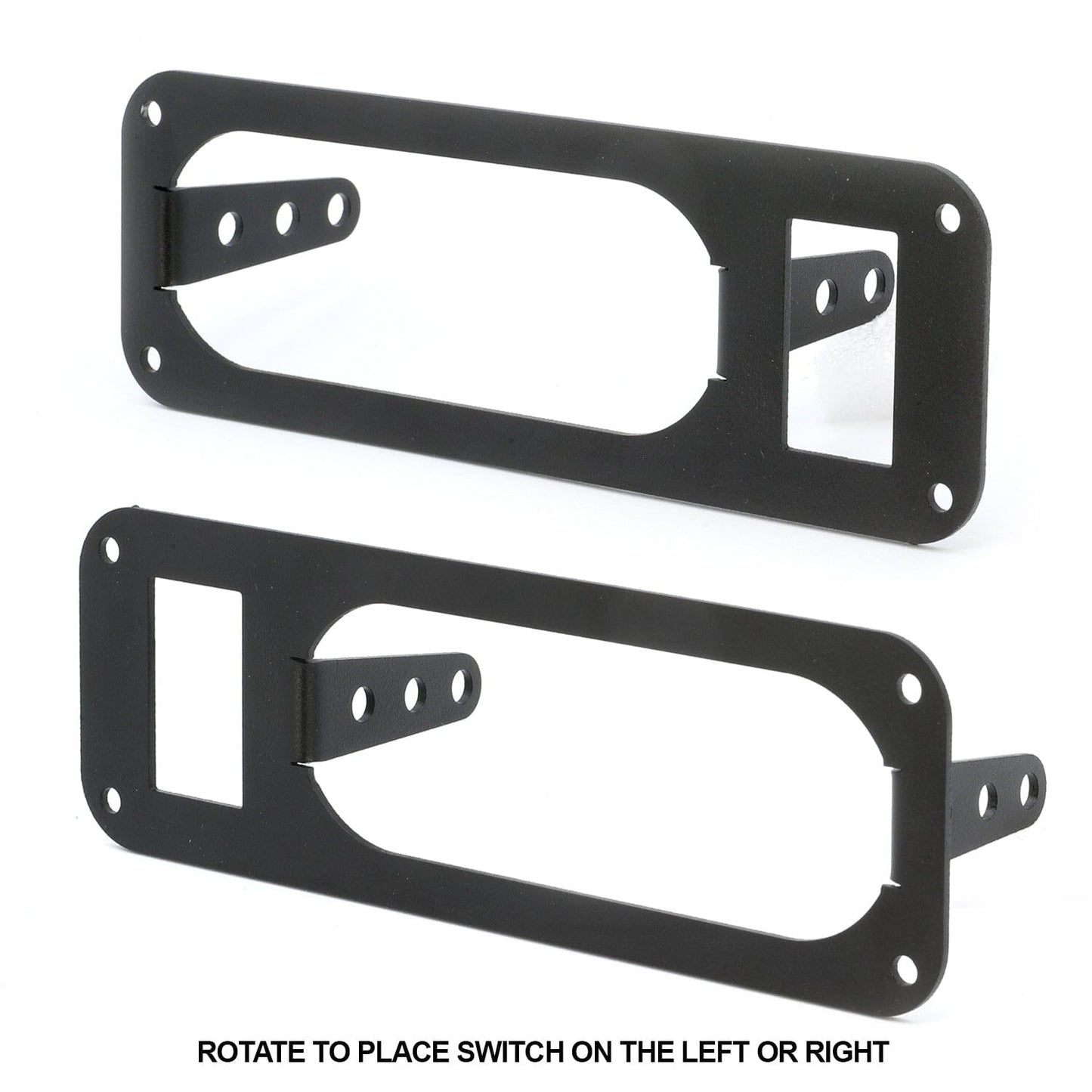 In-Dash Mount with Switch Hole for Rugged Intercoms stamped steel and powdercoated