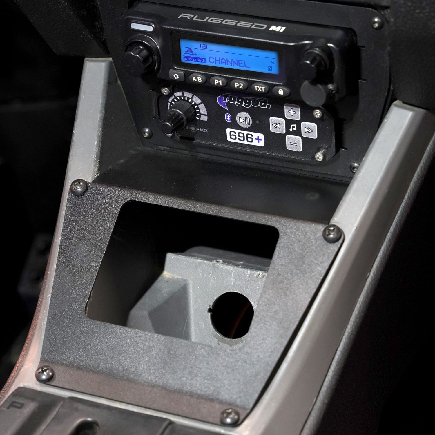 Lower Accessory Panel for Polaris Polaris RZR PRO XP, RZR Turbo R, and RZR PRO R Dash Mount Radio and Intercom