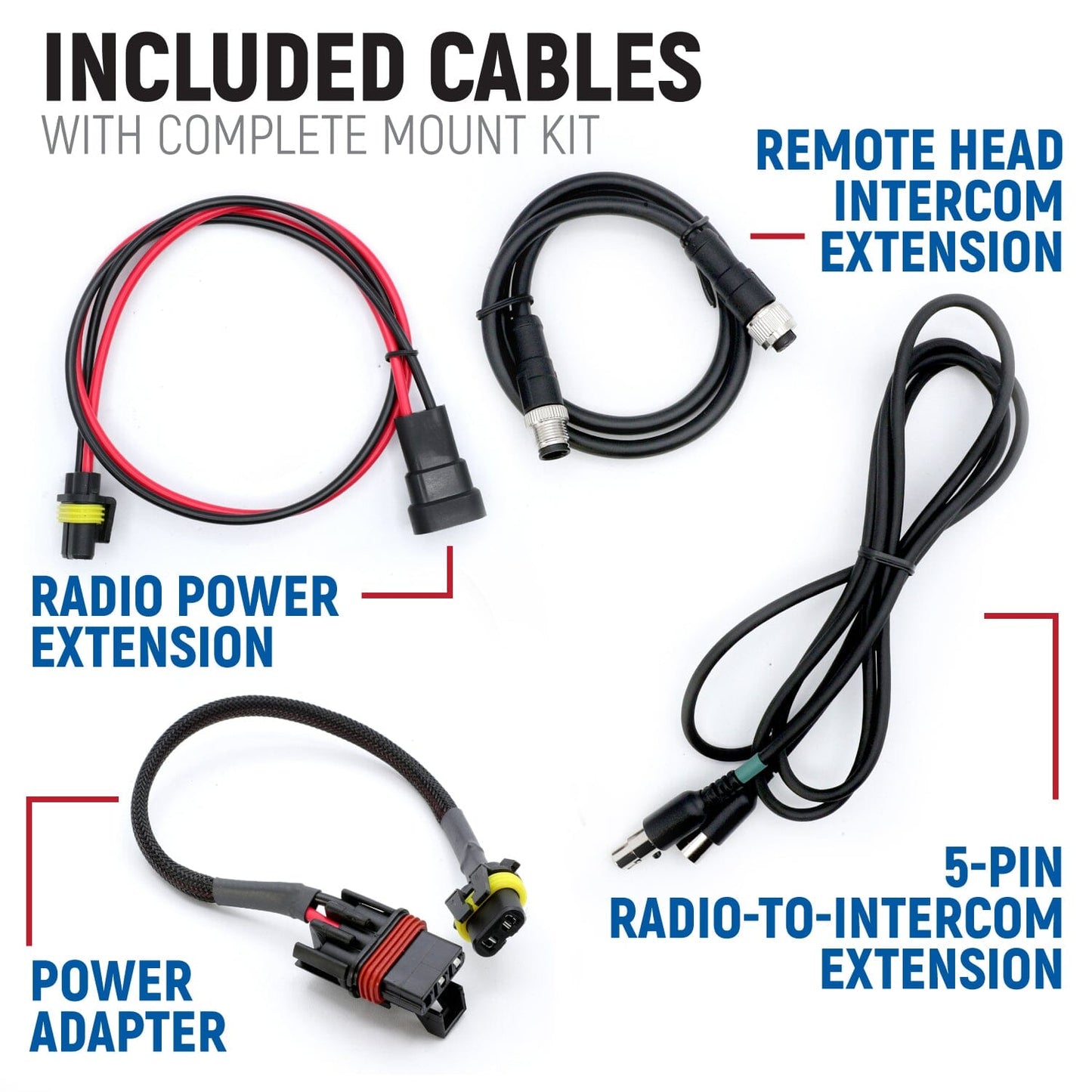 Polaris Xpedition Complete Communication Kit with Rocker Switch Intercom and 2-Way Radio