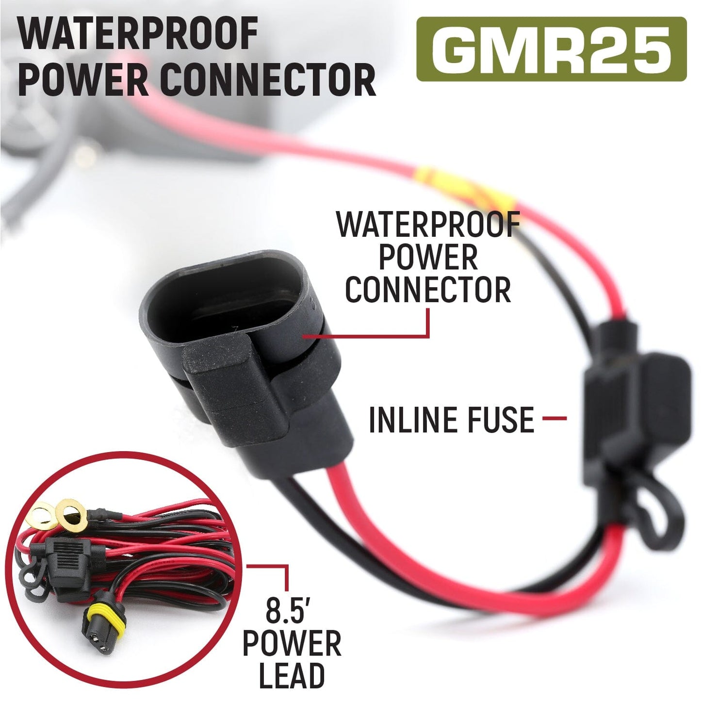 Radio Kit - GMR25 Waterproof GMRS Band Mobile Radio with Antenna