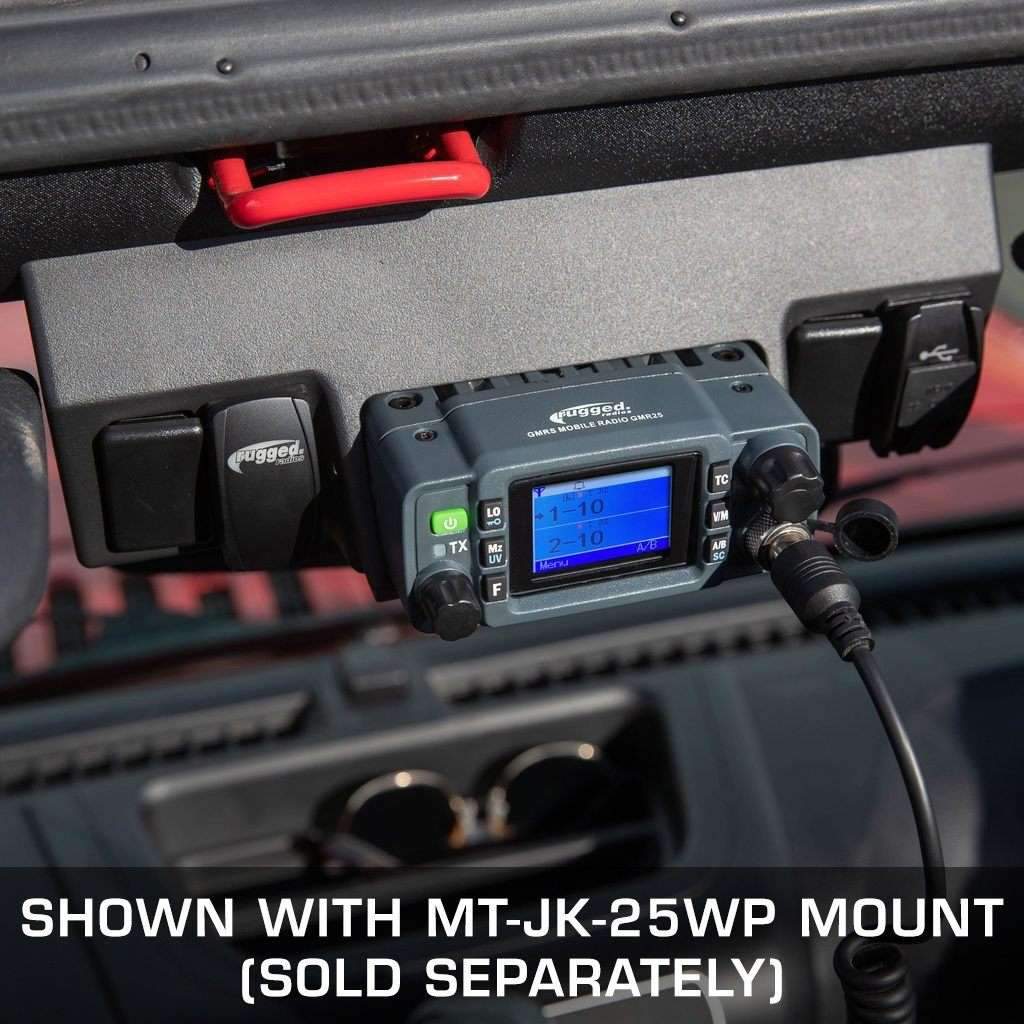 Radio Kit Lite - GMR25 Waterproof GMRS Band Mobile Radio with Stealth Antenna