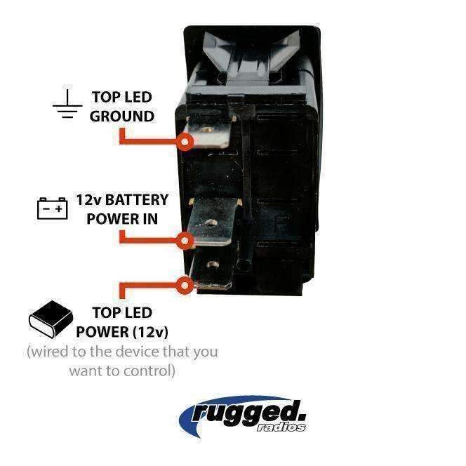 Waterproof Rocker Switch Universal