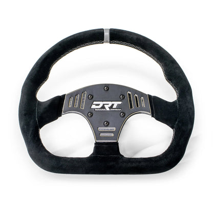 DRT Motorsports 330mm D-Shape Steering Wheel - Suede