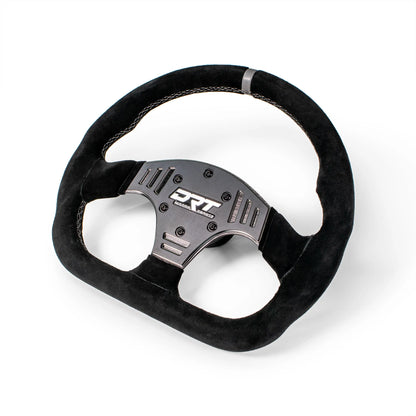 DRT Motorsports 330mm D-Shape Steering Wheel - Suede